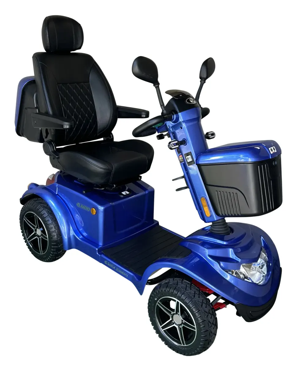 A100S Mobility Scooter, photographed from the rear